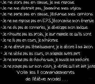 les 11 commandements